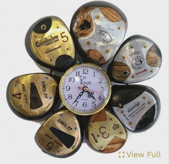 OT0004-Golf Clock : Woods