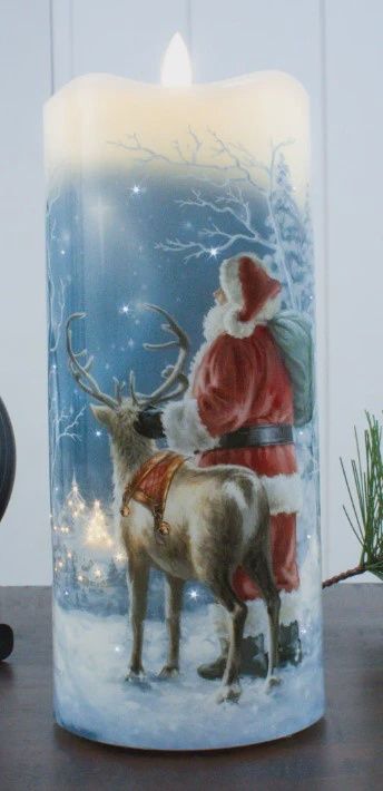 GD0124-LED CANDLE : Starry Night