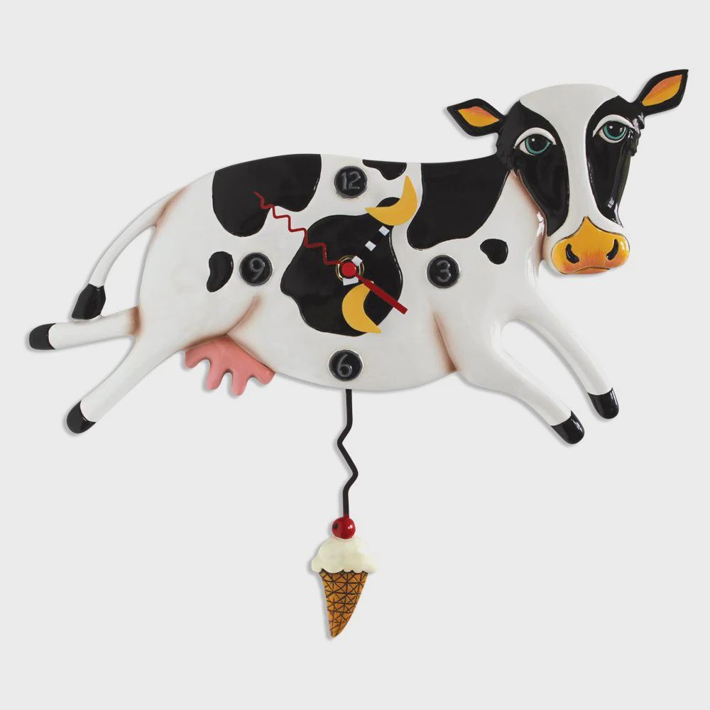 EP0254-ALLEN CLOCK : Bessie the Cow