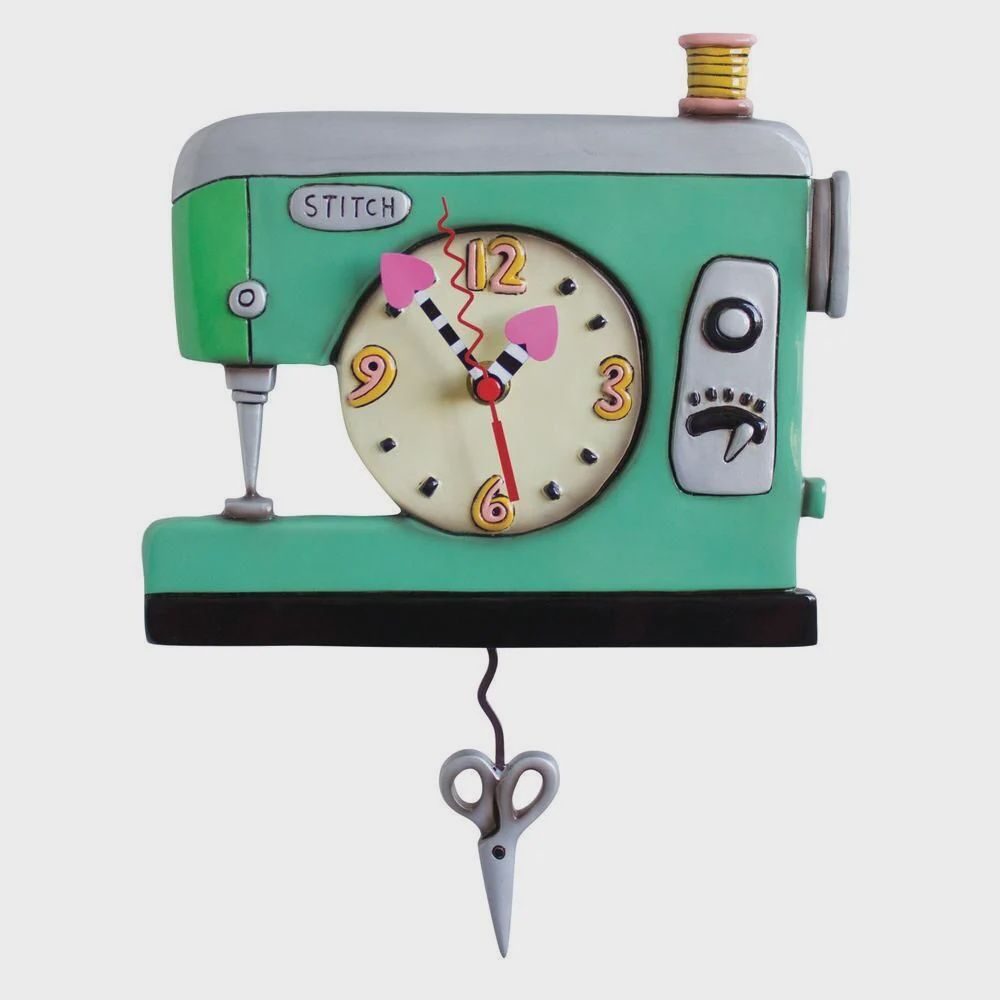 EP7205-ALLEN CLOCK : Green Sewing Machine