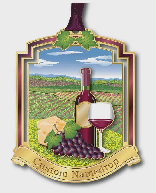 BD0003-Wine Vines : 2.88 x 2.3