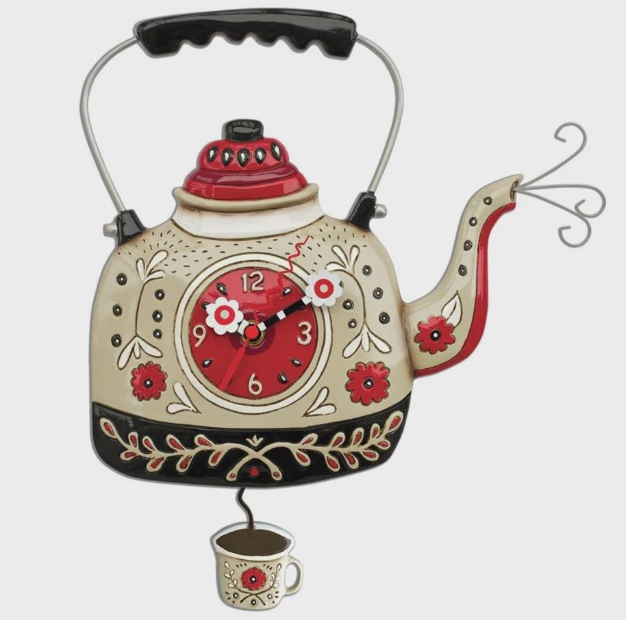 EP7935 - ALLEN CLOCK : Tea Kettle