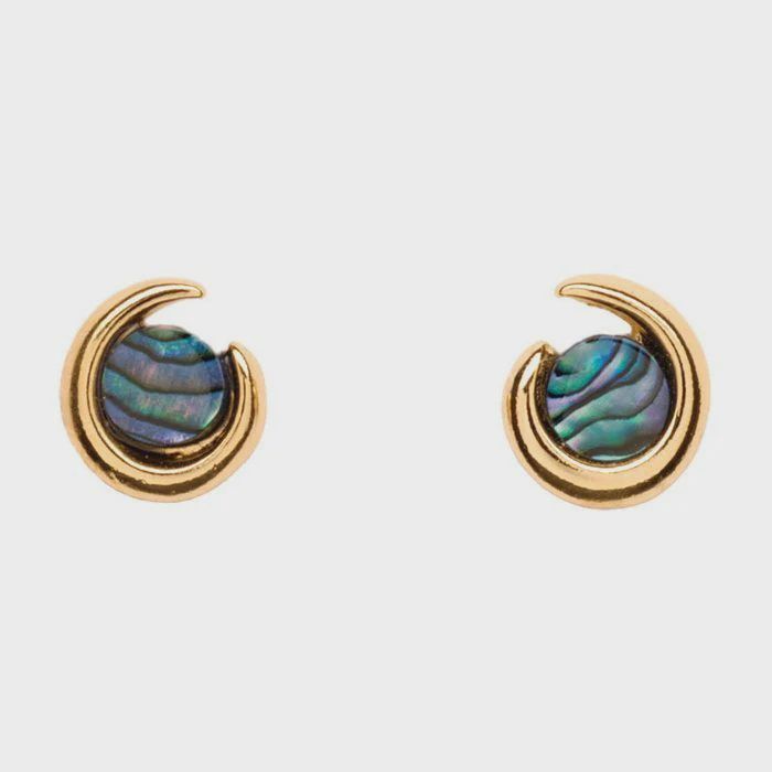 AX1223-Earrings : Koru Stud (GP)
