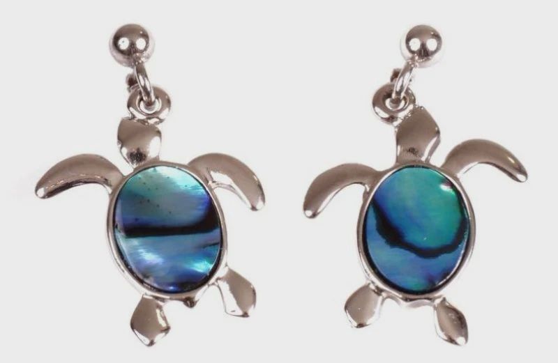 AX0508-Earrings : Turtle (PP)