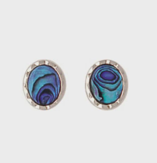 AX1261-Earrings : Oval Stud (PP)