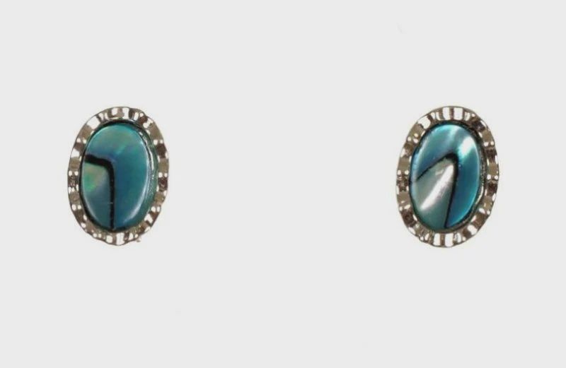 AX1041-Earrings : Oval Stud (PP)
