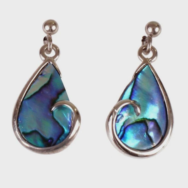 AX1147-Earrings : Teardrop Swirl (PP)
