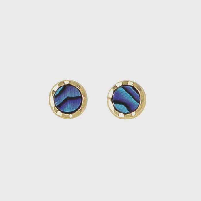 AX1025-Earrings : Small Round Stud (GP)