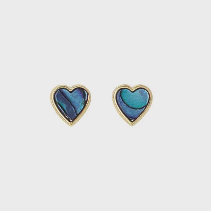AX1047-Earrings :  Heart Stud (GP)