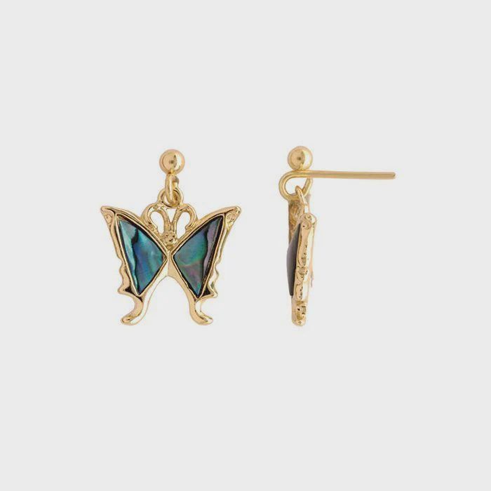 AX1006-Earrings : Small Butterfly (GP)