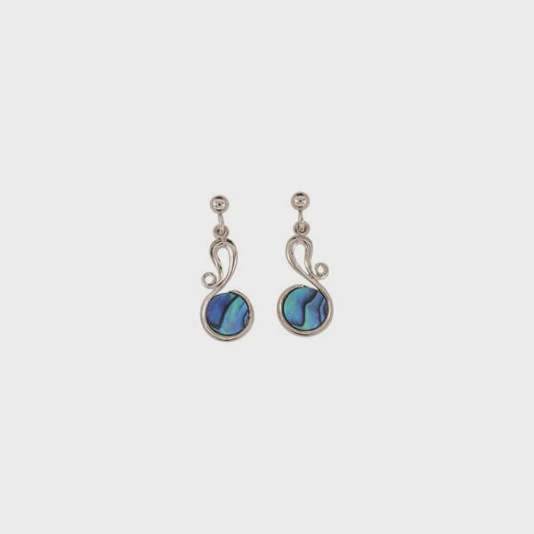 AX1250-Earrings : Circle Drop (PP)