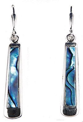 AX0936-Earrings : Long Rectangle (PP)