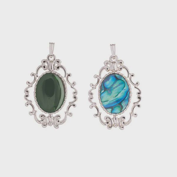 AX1013-Necklace : Paua &amp; Jade (PP)