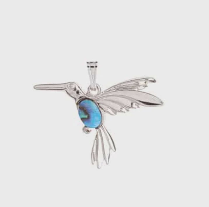 AX0967-Necklace : Hummingbird (PP)