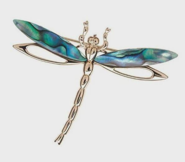 AX0910-Brooch : Dragonfly (PP)