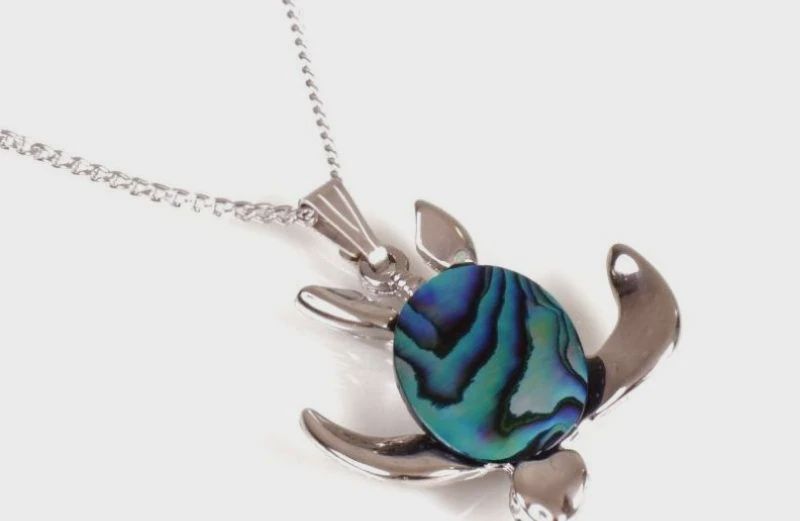 AX0134-Necklace : Turtle (PP)