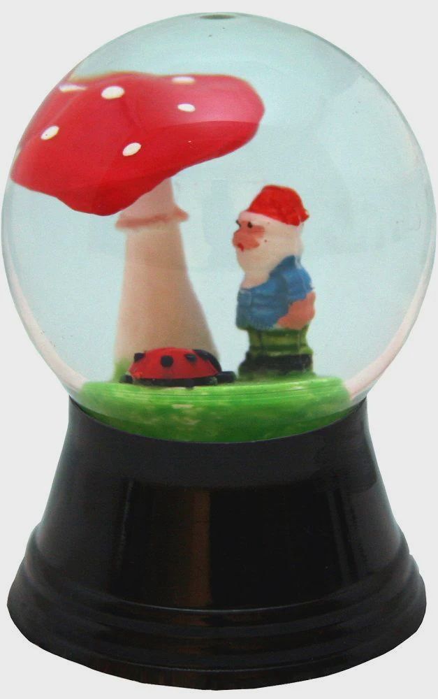 AT0276-Globe : Gnome Mushroom - 2.5 in H