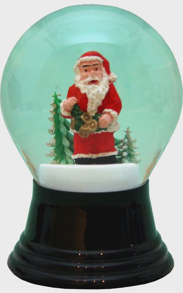 AT0233-Globe : Santa - 5 in H