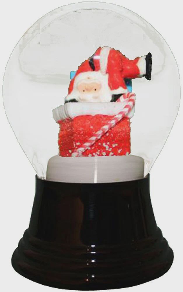 AT0308-Globe : Santa Chimney - 5 in H