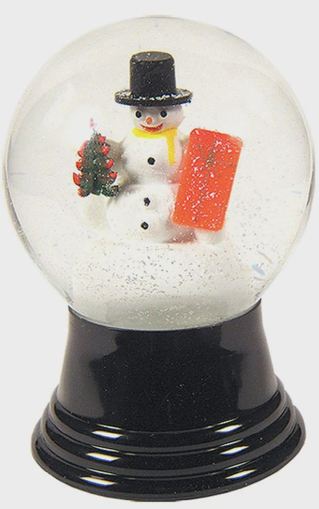 AT0315-Globe : Snowman - 5 in H