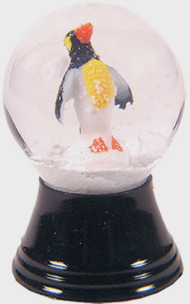 AT0257-Globe : Penguin - 1.5 in H