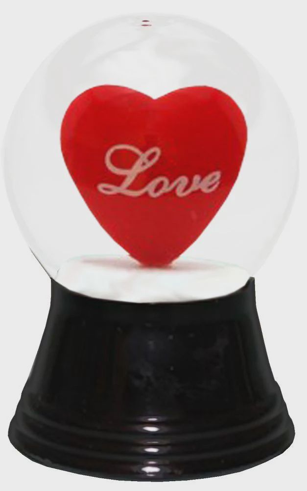 AT0283-Globe : Love Heart - 2.5 in H