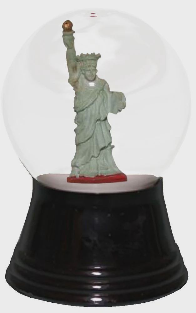 AT0287-Globe : Statue of Liberty - 2.5 in H