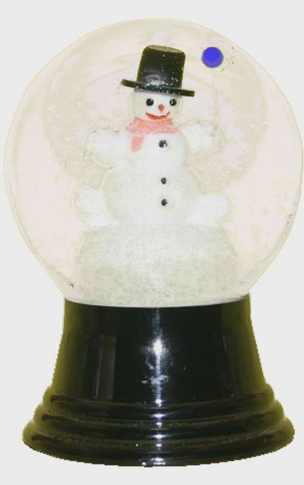 AT0304-Globe : Snowman - 5 in H