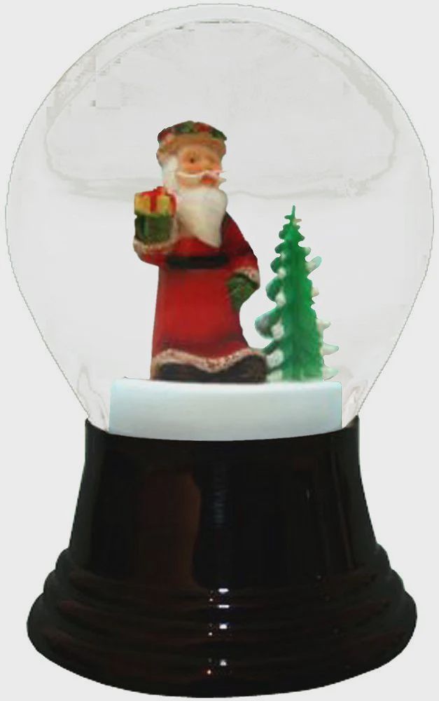 AT0320-Globe : Santa Tree - 5 in H