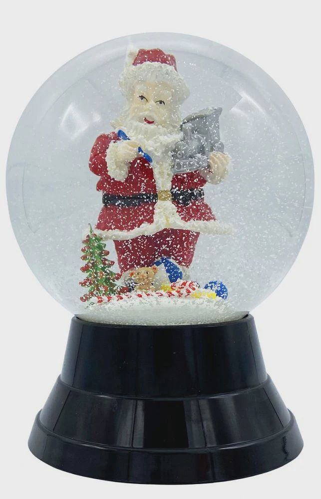 AT0244-Globe : Santa Toys - 7 in H