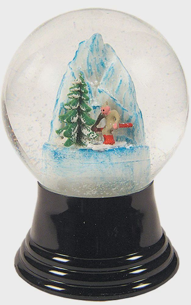 AT0305-Globe : Skier - 5 in H