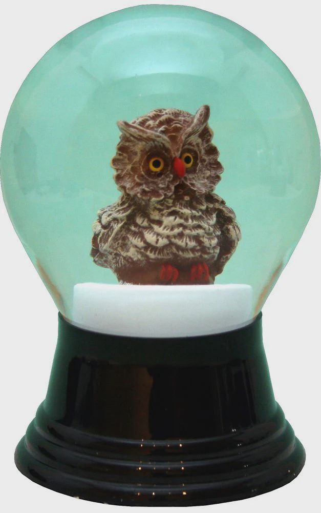 AT0238-Globe : Owl - 5 in H