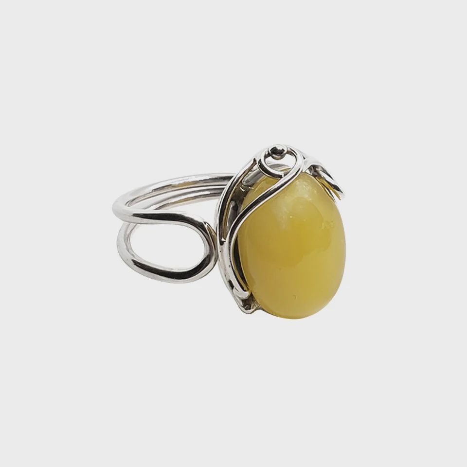 AM0284 - Butterscotch Amber Ring