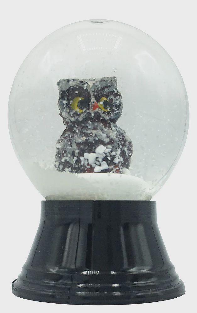 AT0255-Globe : Owl - 1.5 in H