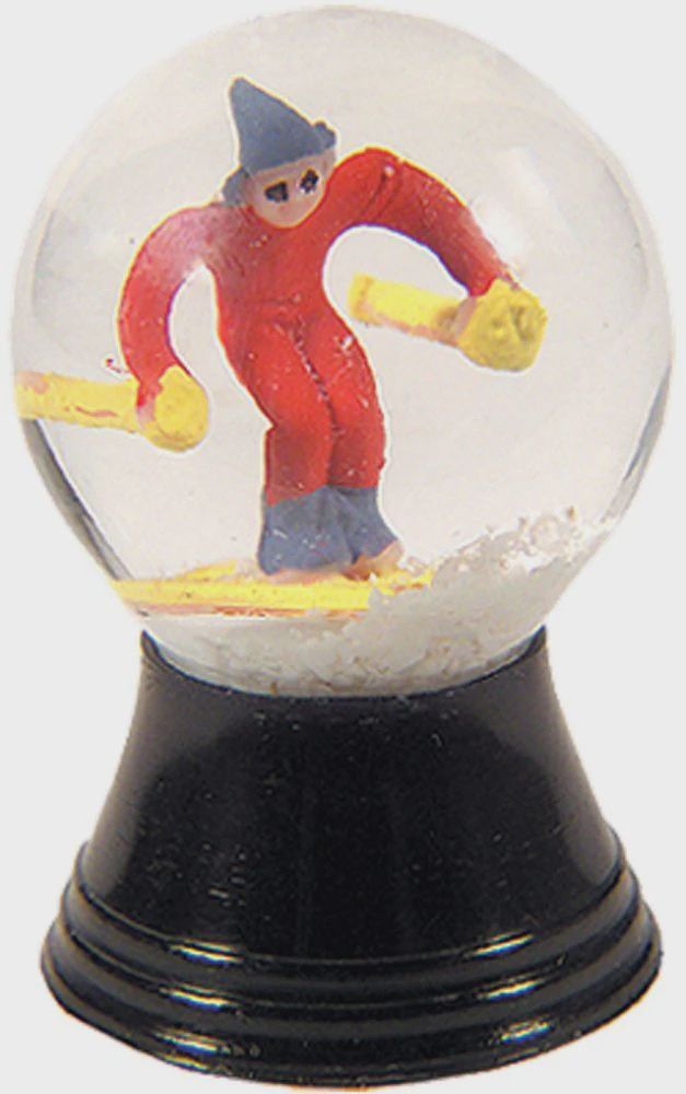 AT0270-Globe : Skier - 1.5 in H