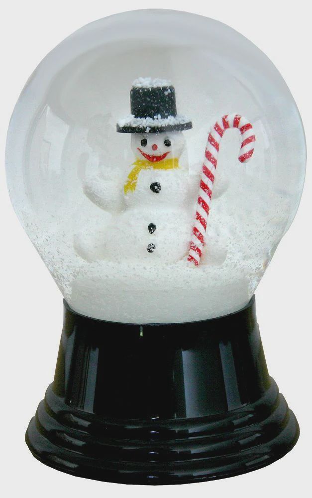 AT0313-Globe : Snowman - 5 in H