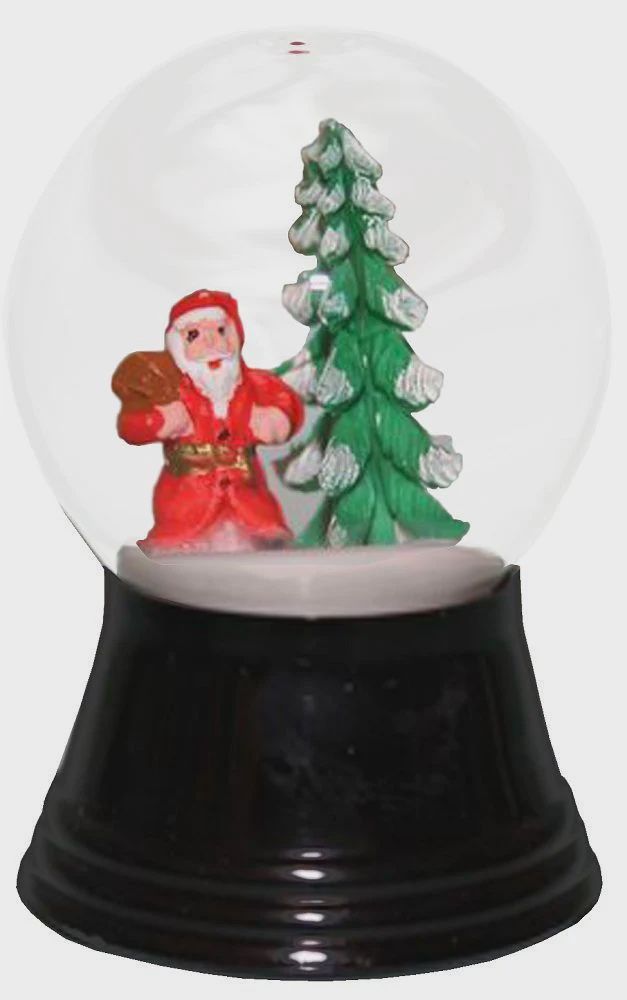 AT0288-Globe : Santa Tree - 2.5 in H