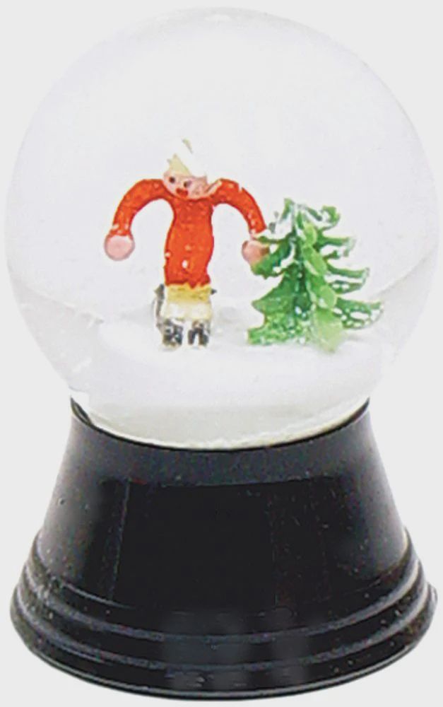 AT0280-Globe : Skier - 2.5 in H