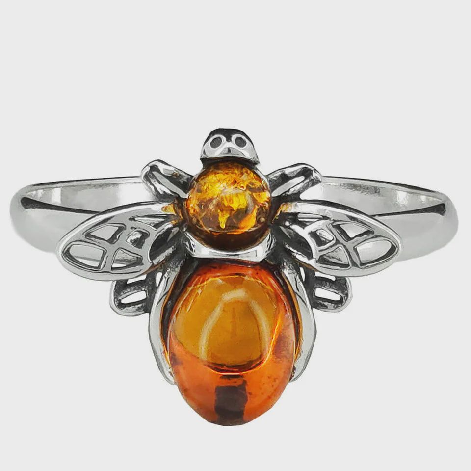 AM0280 - Cognac Amber Ring