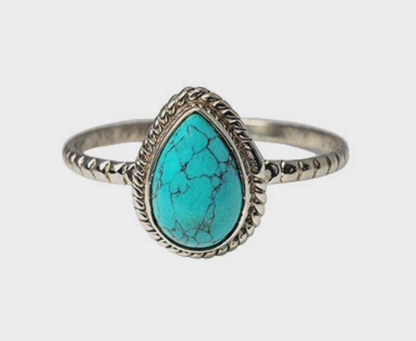 AM0183-Howlite SS Ring