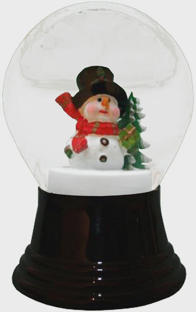 AT0235-Globe : Snowman - 5 in H