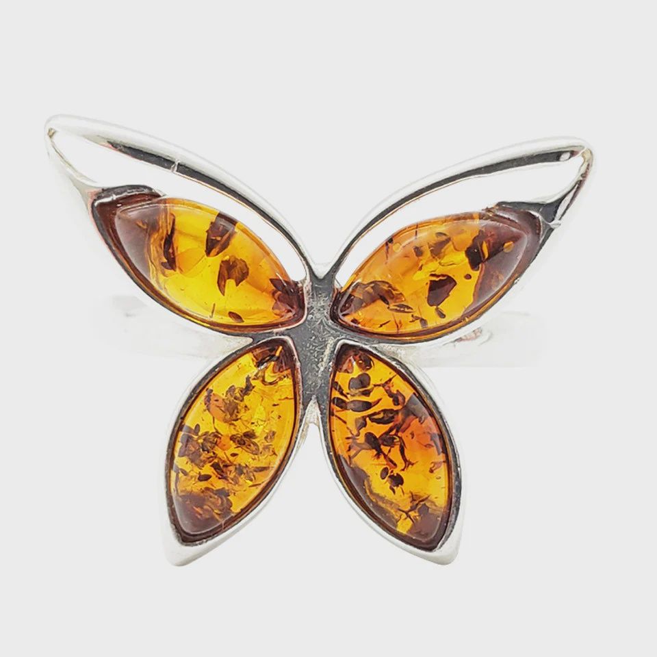 AM0279 - Cognac Amber Ring