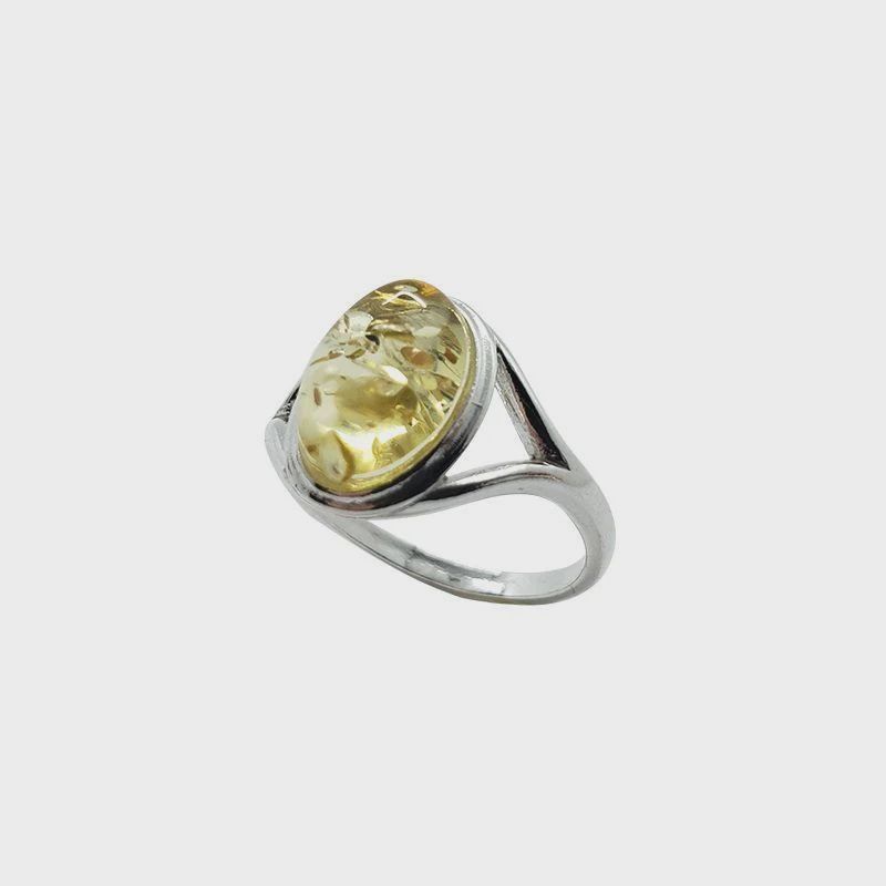 AM0051-Citrine Amber Ring