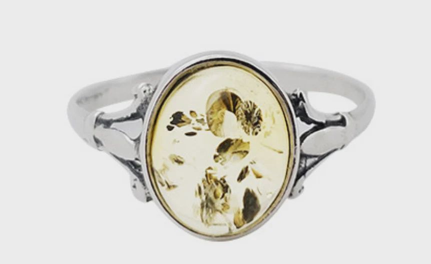 AM0255 - Citrine Amber Ring