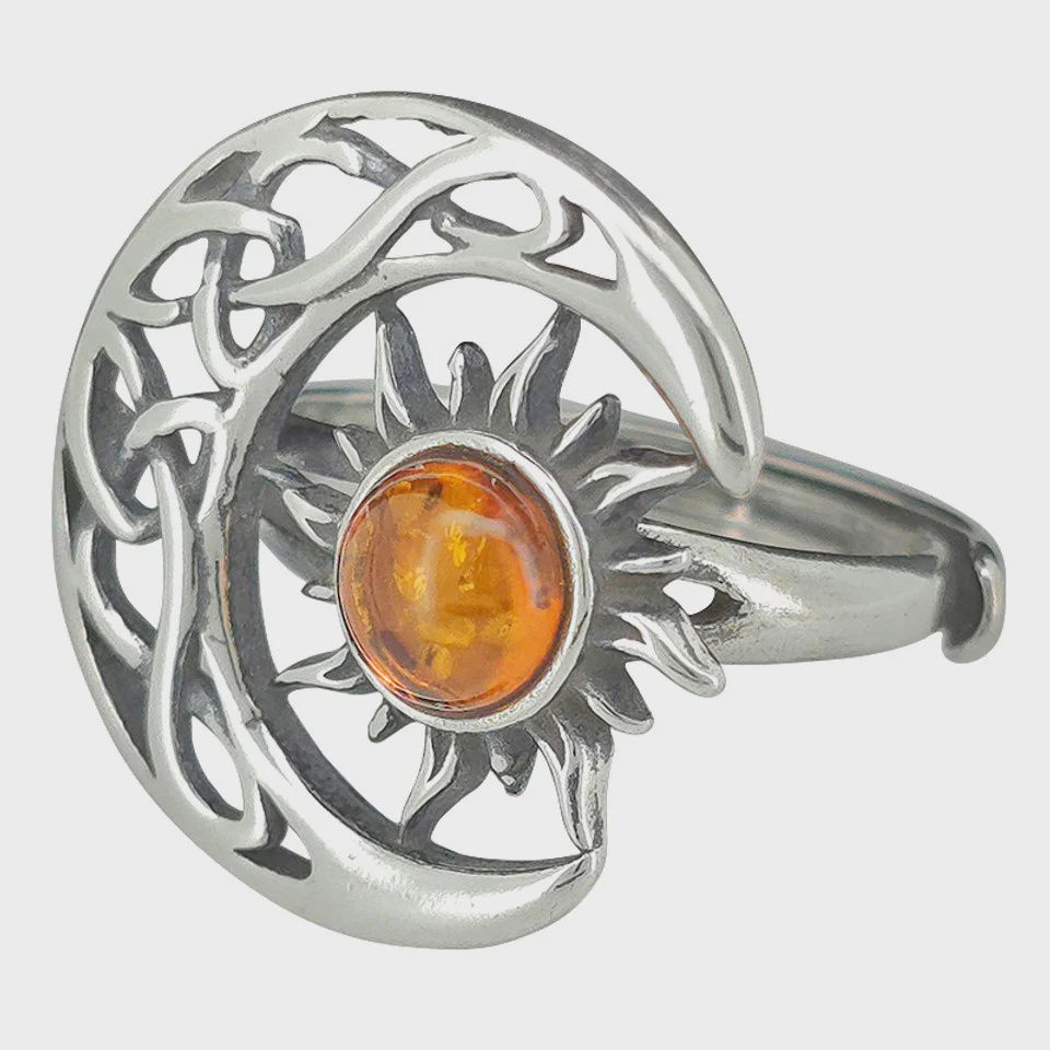 AM0295 - Cognac Amber Ring