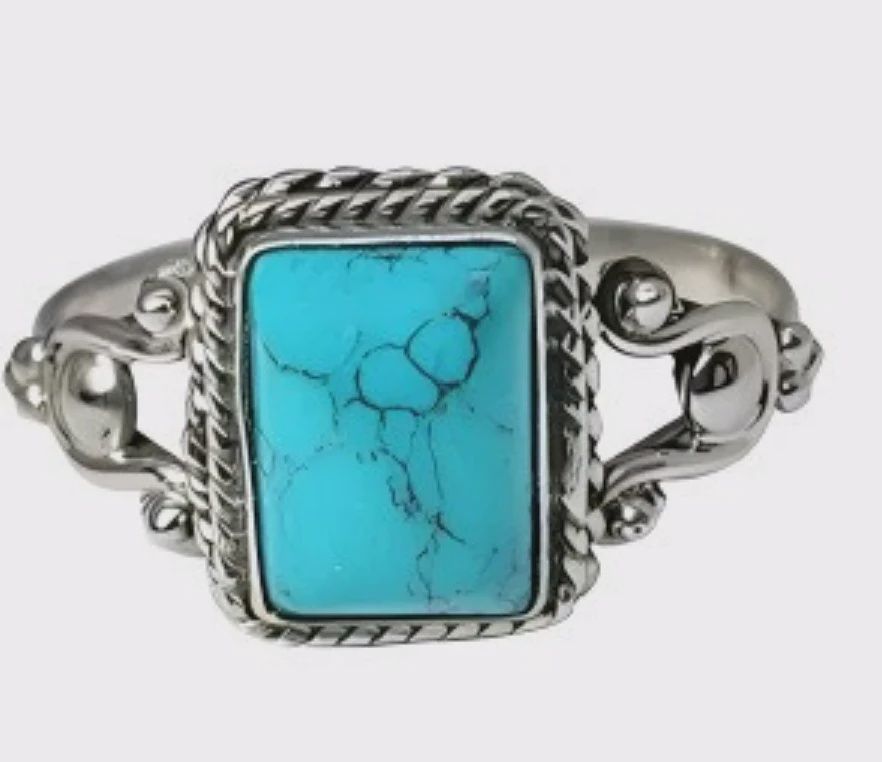 AM0172-Howlite SS Ring