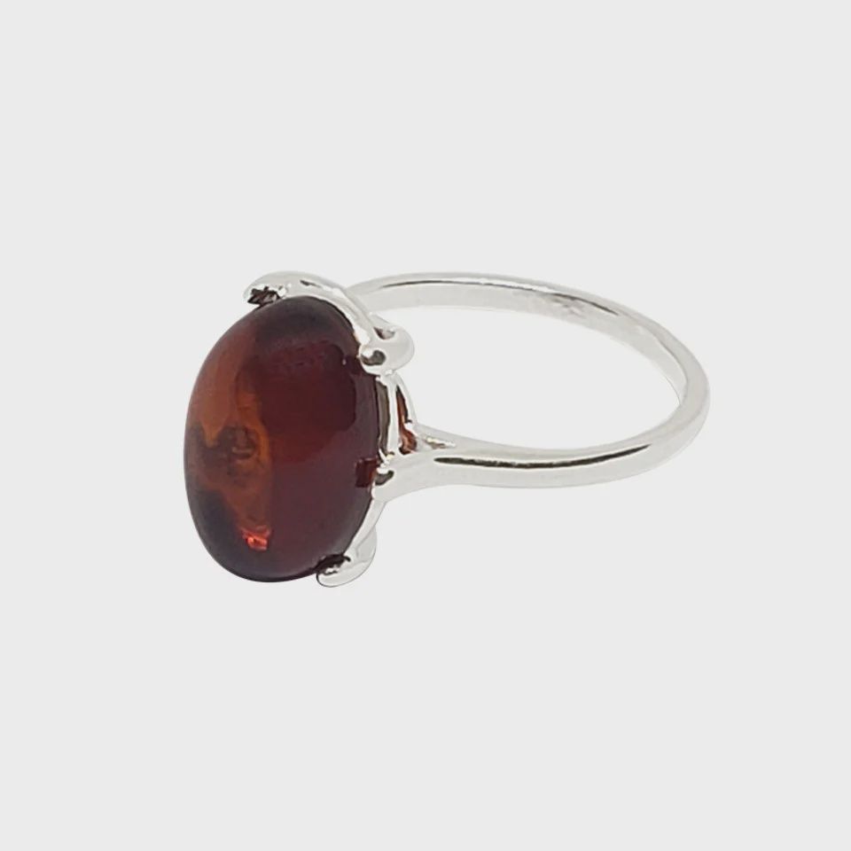 AM0285 - Cherry Amber Ring