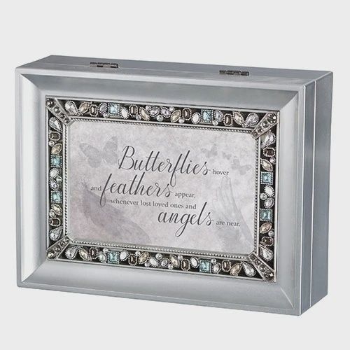 RO0178-Large Silver : Butterflies