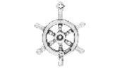 WH0178-CHARM : Ships Wheel