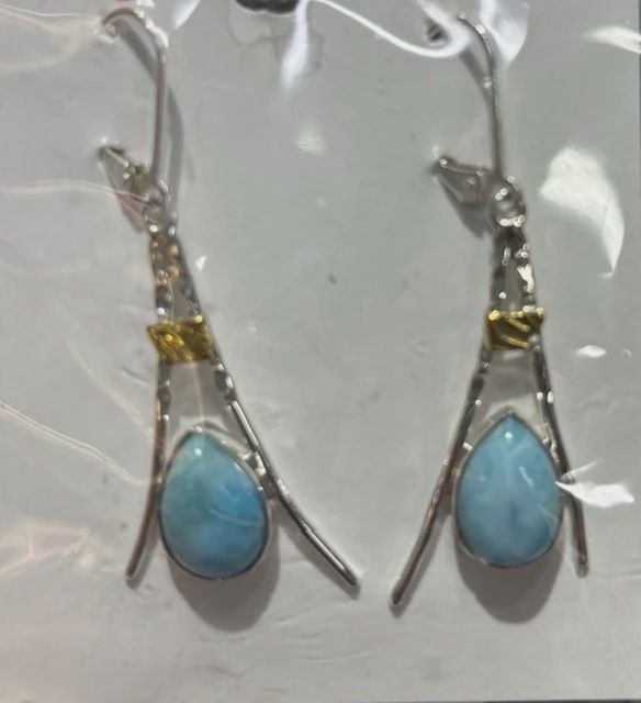 SS0397 - Larimar Earrings